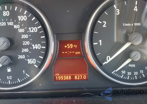 2006 BMW 325I z USA, uszkodzony, nr VIN WBAVB135X6PT08464